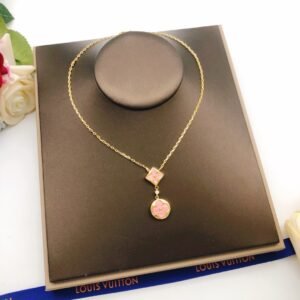 Alternative view of Color Blossom BB Necklace high quality Brass material as original.