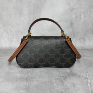 Alternative view of Teen Lola Triomphe Canvas and Cowhide with sheepskin lining shiny handbag.