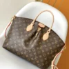 Boetie PM handbag made of high quality leather in monogram canvas.