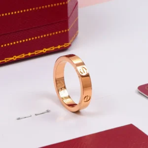 Alternative view of Love Ring Silver / gold / Rose gold.