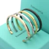 Smooth bangle or  bracelet in Silver / Gold /Rose gold/ black.