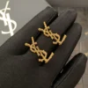 18K gold plated Y$L cutout vintage look.