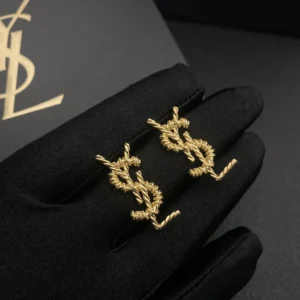 18K gold plated Y$L cutout vintage look.