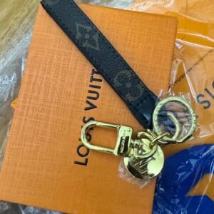 Leather key rings with box and papers.